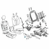 OEM Chevrolet SS Seat Switch Knob Diagram - 92292713