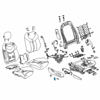 OEM 2015 Chevrolet SS Seat Switch Knob Diagram - 92292717