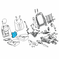 OEM 2015 Chevrolet SS Seat Back Heater Diagram - 92277510