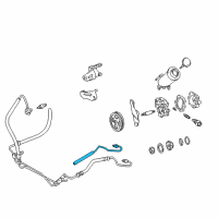 OEM 1997 Toyota Tacoma Return Tube Diagram - 44406-04010