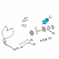 OEM 1997 Toyota Tacoma Reservoir Diagram - 44306-35240