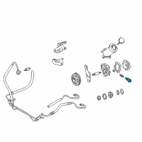 OEM 2001 Toyota Tacoma Valve Assembly Union Diagram - 44308-32141