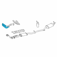OEM Oldsmobile 88 Manifold Diagram - 24504379