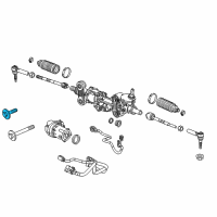 OEM GMC Sierra 1500 Impact Bar Bolt Diagram - 11569939