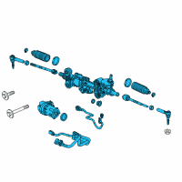 OEM GMC Steering Gear Diagram - 84386334