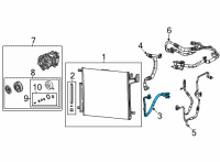 OEM Jeep Grand Cherokee L A/C DISCHARGE Diagram - 68381185AC