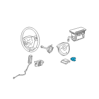 OEM Buick Terraza Side Sensor Diagram - 10383680