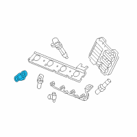 OEM 2010 Buick Lucerne Camshaft Sensor Diagram - 12601098