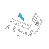 OEM Cadillac XLR Ignition Coil Diagram - 12670154