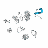 OEM 2021 BMW M4 COOLANT HOSE Diagram - 11-53-8-054-852