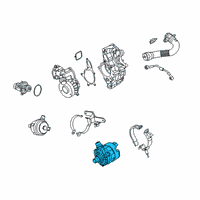 OEM 2021 BMW X5 AUXILIARY WATER PUMP Diagram - 11-51-8-686-899