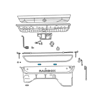 OEM 2021 Jeep Compass LED Diagram - 68582284AA