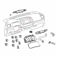 OEM Toyota Tundra Power Switch Diagram - 89611-0R022