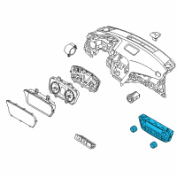 OEM 2016 Hyundai Sonata Heater Control Assembly Diagram - 97250-E6230-GU