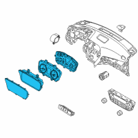 OEM 2016 Hyundai Sonata Cluster Assembly-Instrument Diagram - 94011-E6200