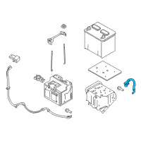 OEM Nissan Cable Assy-Battery Earth Diagram - 24080-EZ40B