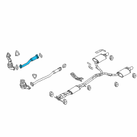 OEM 2018 Ford Taurus Flex Tube Diagram - BA5Z-5G203-A