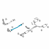 OEM 2019 Ford Taurus Flex Tube Diagram - BA5Z-5G203-B