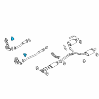 OEM 2017 Ford Flex Converter Gasket Diagram - AA5Z-6L612-A