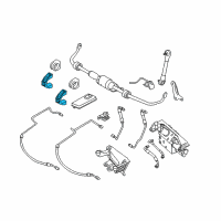 OEM 2003 BMW 760Li Stabilizer Support Diagram - 31-35-6-757-099