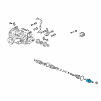 OEM Acura Joint Set, Outboard Diagram - 42340-STX-305