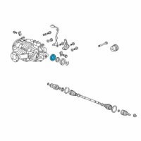 OEM Acura MDX Oil Seal (34.7X54X9) Diagram - 91205-RWG-003