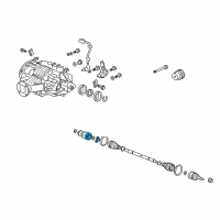 OEM Acura Joint, Inboard Diagram - 42320-STX-305