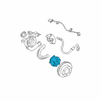 OEM 1998 Chevrolet C3500 Front Wheel Bearing Diagram - 15997071