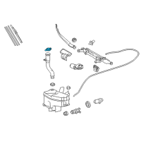 OEM 2007 Lexus LS460 Cap, Washer, A Diagram - 85316-10270