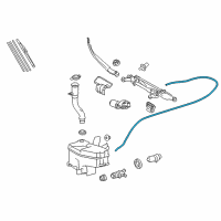 OEM Lexus NX200t Tube, Rubber Diagram - 90099-33803