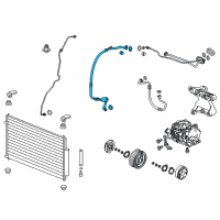 OEM 2017 Acura RLX Hose, Suction Diagram - 80311-TY2-A01