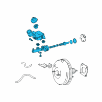 OEM 2007 Toyota Matrix Master Cylinder Diagram - 47201-02340