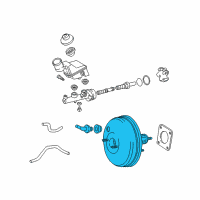 OEM 2008 Toyota Matrix Power Booster Diagram - 44610-02210