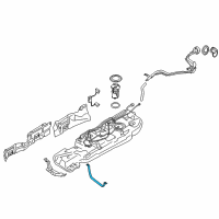 OEM 2016 Infiniti QX60 Band-Fuel Tank, Mounting Diagram - 17408-3JA0A