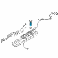 OEM 2014 Nissan Pathfinder Electric Fuel Pump Diagram - 17040-3JT0D