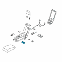 OEM Kia K900 SW & REMOCON ASSY-RR Diagram - 89090J6510