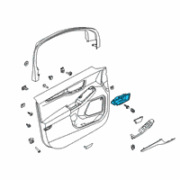 OEM Ford Escape HANDLE ASY - DOOR - INNER Diagram - LJ6Z-5822600-DA