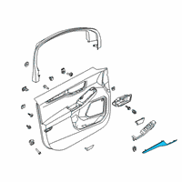 OEM 2022 Ford Escape APPLIQUE - DOOR TRIM PANEL Diagram - LJ6Z-78239A01-AB