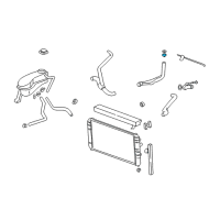 OEM 2001 Oldsmobile Alero Thermostat Diagram - 24577288