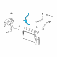 OEM 2001 Oldsmobile Alero Radiator Outlet Hose (Lower) Diagram - 22645555