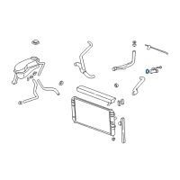 OEM Pontiac Grand Am Water Outlet Seal Diagram - 24572538