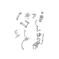 OEM 2010 Ford F-250 Super Duty EGR Valve Gasket Diagram - 8C3Z-9D476-A