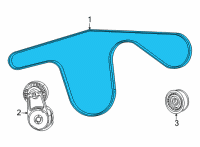 OEM 2021 Jeep Grand Cherokee L SERPENTINE Diagram - 68448596AA