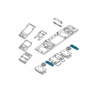 OEM 2005 Nissan Quest Lamp Assembly-Spot, Roof Console Diagram - 26430-5Z200