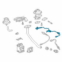 OEM 1998 Toyota RAV4 Oxygen Sensor Diagram - 89465-49065