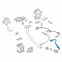 OEM 2000 Toyota RAV4 Oxygen Sensor Diagram - 89467-42030