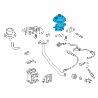 OEM 2001 Toyota Solara EGR Valve Diagram - 25620-74330