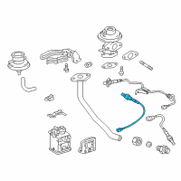 OEM 1997 Lexus GS300 Sensor, Oxygen Diagram - 89465-20430