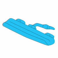 OEM Chevrolet Malibu Lamp Asm-High Mount Stop Diagram - 22612730