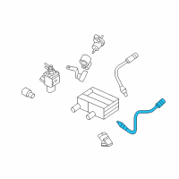 OEM 2009 Kia Optima Oxygen Sensor Assembly, Right Diagram - 392103E110